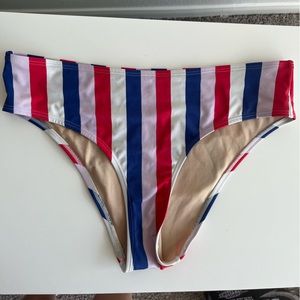Old navy striped bikini bottoms